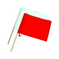 【お取り寄せ】シンワ 工事用旗 ナイロン製 2本組 76909 安全旗 現場 安全 作業 | ココデカウ