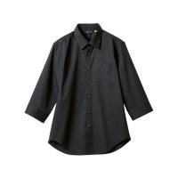 【お取り寄せ】住商モンブラン シャツ 兼用 7分袖 黒 4L SS007-93 | ココデカウ