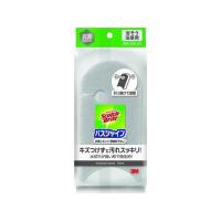 3M スコッチ・ブライト バスシャイン抗菌スポンジ 研磨粒子なし グレー デッキブラシ ブラシ 掃除道具 清掃 清掃 | ココデカウ