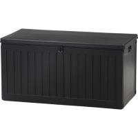 【メーカー直送】不二貿易 収納BOXベンチ ブラック 270L 55253【代引不可】【お客様組立】収納庫 ガーデンファニチャー 屋外家具 インテリア 収納 | ココデカウ