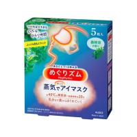 KAO めぐりズム 蒸気でホットアイマスク 森林浴の香り 5枚 温熱 温熱 冷却 メディカル | ココデカウ