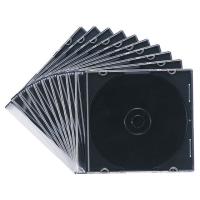 【お取り寄せ】サンワサプライ Blu-ray・DVD・CDケース スリムタイプ ブラック 10枚セット | ココデカウ