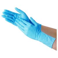 川西工業 ニトリル使いきり手袋ロング 粉なし ブルー M 100枚 使いきり手袋 ニトリルゴム 粉なし 作業用手袋 軍足 作業 | ココデカウ