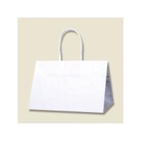 【お取り寄せ】ヘイコー 紙袋 Pスムースバッグ 31-19 白無地 25枚 003155200 紙手提袋 丸紐 ラッピング 包装用品 | ココデカウ
