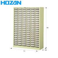 HOZAN(ホーザン):パーツキャビネット B-405【メーカー直送品】 6列×20段 B-405 収納 工場 現場 | イチネンネット(インボイス対応)