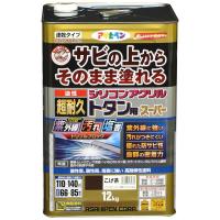 アサヒペン:油性超耐久シリコンアクリルトタン用 12kg こげ茶 4970925535870 塗料 ペンキ トタン | イチネンネット(インボイス対応)