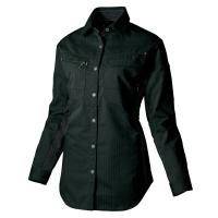 AITOZ（アイトス） アジトペンタスストレッチ レディース長袖シャツ （薄地） カーキブラック 5L 30645 | RECOROOM