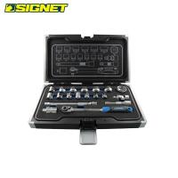 SIGNET(シグネット): 3/8DR 19PC ショートソケットセット(6角) 12134 12134 19PC ショートソケットセット | イチネンネット(インボイス対応)