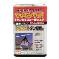ニッペホームプロダクツ:高耐久シリコントタン屋根用 グレー 14kg 4976124204166 さびの上からそのまま塗れる | RECOROOM