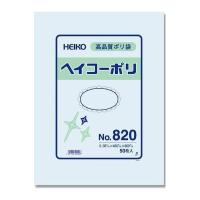HEIKO(ヘイコー):【50枚】ポリ袋 透明 ヘイコーポリエチレン袋 0.08mm厚 NO.820 006629000 ビニール袋 ポリ袋 袋 | イチネンネット(インボイス対応)