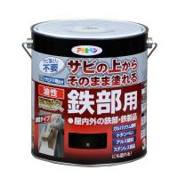 アサヒペン:油性高耐久鉄部用 3L 黒 4970925526915 塗料 ペンキ 油性 高耐久鉄部用 | イチネンネットmore