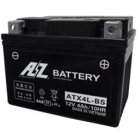 AZ(エーゼット): モーターサイクル用　鉛バッテリー　液入り充電済み ATX4L-BS | イチネンネットmore(インボイス対応)