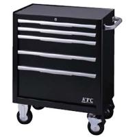 (法人限定)KTC(京都機械工具):ローラーキャビネット(5段5引出し) EKW-1005BK(メーカー直送品)(車両制限) ブラック | イチネンネットmore(インボイス対応)