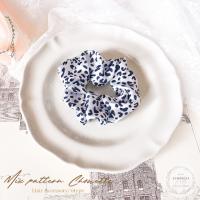 千鳥柄 水玉 ヒョウ柄 シュシュ ヘアアクセサリー 髪留め ヘアゴム