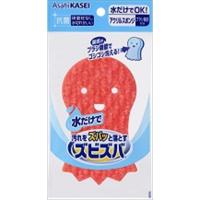 ズビズバ　水だけでOK！アクリルスポンジ　ブラシ機能付き 【 たわし・ふきん 】 | COLABO TRADING Yahoo!店