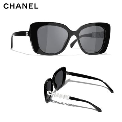 美品 CHANEL シャネル サングラス 5207A ブラック レディース ココ 未使用級 シャネル サングラス レディース ココマーク ブラック