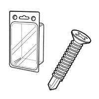 JEFCOM ジェフコム DENSAN デンサン P-PACK ピアスネジ ステンレス 皿頭 φ4×13mm PS-413SP | 工具の我天堂