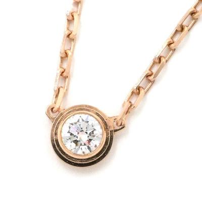 アクセサリー カルティエ ネックレス 一粒ダイヤ 一粒 ダイヤ