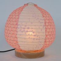 テーブルライト　和紙　テーブルランプ 花舞ピンクX小梅赤 （ 照明 テーブル LED ） | お弁当グッズのカラフルボックス