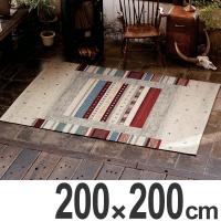 ラグ　カーペット　ロボ　200×200cm （ ラグマット 絨毯 じゅうたん ） | お弁当グッズのカラフルボックス