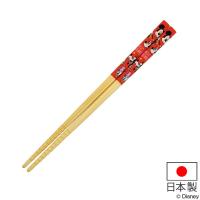 竹箸 16.5cm ミッキーマウス ミニーマウス 子供用 竹製 箸 日本製 （ すべり止め加工 子ども キッズ 箸 カトラリー はし ） 