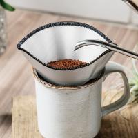 コーヒーフィルター 1杯用 シルバー ステンレス （ フィルター コーヒー 金属 円錐 ステンレス製 繰り返し使える エコ ） | お弁当グッズのカラフルボックス
