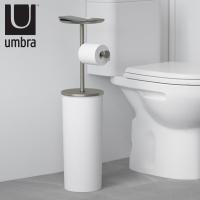 トイレットペーパー収納 umbra アンブラ ポータルー トイレットペーパースタンド （ トイレットペーパーホルダー トイレ収納 ホルダー 縦型 ） | お弁当グッズのカラフルボックス