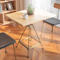カフェテーブル 一人暮らし 長方形 天然木 アンティーク調 幅75cm （ テーブル ダイニングテーブル 2人掛け コンパクト ） | お弁当グッズのカラフルボックス