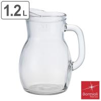 ボルミオリ・ロッコ Bormioli Rocco BISTROT JUG ビストロジャグ 1200ml ピッチャー （ ガラス ジャグ 水差し ポット ガラス食器 ） | お弁当グッズのカラフルボックス