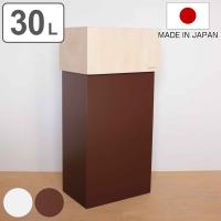 ゴミ箱 30L ヤマト工芸 W CUBE （ ごみ箱 30リットル おしゃれ ダブルキューブ 木目 角型 四角 分別 日本製 ） | お弁当グッズのカラフルボックス