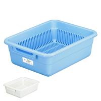 水切りかご 水切り桶 抗菌 アシストNo.2 （ 大容量 水切りカゴ 水切りラック 水切りバスケット ） | お弁当グッズのカラフルボックス