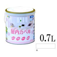 再再販! 大人気NEW水性インテリアカラー屋内カベ バニラホワイト 5L〔代引不可〕 ペンキ、塗料 アサヒペン NEW水性インテリアカラー 屋内カベ用 バニラホワイト (全30