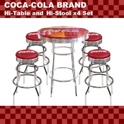 Coca-Cola ロゴ入り円形テーブル Coca-Cola ロゴ入り円形テーブル ヤマダモール | 【コカ・コーラ