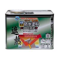 塗料缶・ペンキ クールグリーン 水性 つやあり 屋外 日本製 7kg ペンキ・塗料 ニッペ ペンキ 塗料 水性ベランダ・屋上床用防水遮熱塗料 49761242 | comfyfactory家具家電ショップ