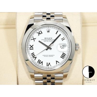 ロレックス デイトジャスト ホワイトローマン（メンズ腕時計）｜腕時計