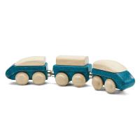 木のおもちゃ  Plantoys プラントイ  ハイブリッドトレイン 木製車両 ごっこ遊び お誕生日 3歳 おうち時間 子供 入学 入園 | 木のおもちゃコモック Anbau