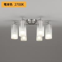 【OC257113LR】オーデリック シャンデリア 6畳 LED 電球色 調光器不可 (構成：OC257113#×1) + (NO292AL×6) ODELIC | コンパルト