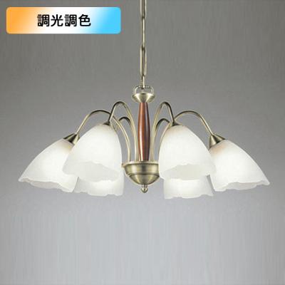 ODELIC シャンデリア、LEDシャンデリア（照明機能：調色対応