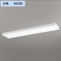 【XL551091R1C】ベースライト 片側給電・配線 40形 2500lm 直付 型下面開放2灯用 白色 調光器不可 ODELIC | コンパルト