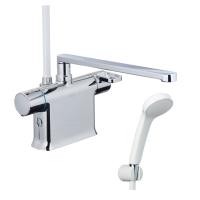 【BF-WM646TSG(300)】リクシル デッキタイプ サーモスタット付シャワーバス水栓 エコフルシャワー LIXIL | コンパルト