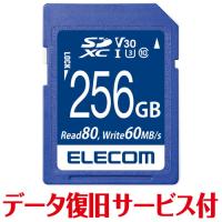 エレコム SD カード 256GB Class10 UHS-I U3 SDXC データ復旧 サービス付 メーカー在庫品 | コンプモト ヤフー店