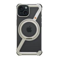 ＨＡＣＲＡＹ HACRAY ハクライ 360 RingStandバンパー for iPhone15 アルミ・シルバー 仕入先在庫品 | コンプモト ヤフー店