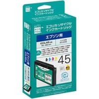 エコリカ ICCL45互換 エコリカ リサイクルインク エプソン カラー4色一体型染料イン メーカー在庫品 | コンプモト ヤフー店