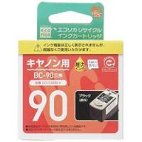 エコリカ BC-90互換 エコリカ リサイクルインク CANON ブラック メーカー在庫品 | コンプモト ヤフー店