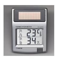 佐藤計量器製作所 ソーラーデジタル温湿度計 (1台) 目安在庫=○ | コンプモト ヤフー店