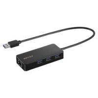 バッファロー LUD-U3-AGHBK Giga対応 USB-A LANアダプターハブ付 ブラック 目安在庫=○ | コンプモト ヤフー店