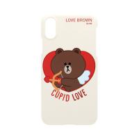 ＬＩＮＥ　ＦＲＩＥＮＤＳ iPhone XS Max SLIM FIT CUPID LOVE ブラウンキューピッド 目安在庫=△ | コンプモト ヤフー店