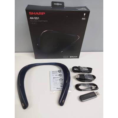 【未使用品】SHARP AN-SS1 ブラック ネックスピーカー 格安レンタル] SHARP ネックスピーカー サウンドパートナー AN