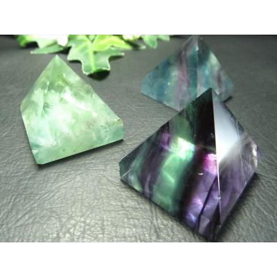 ファントム フローライト 台座付き 虹入り ファントムフローライトの