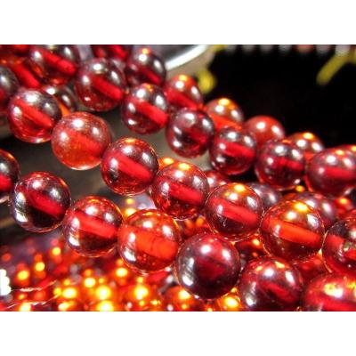 琥珀ブレスレット（楽器、手芸、コレクション）（色：レッド系）の